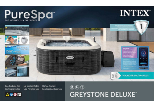 Intex 28452 Джакузи надувное, Greystone Deluxe, 196х71см