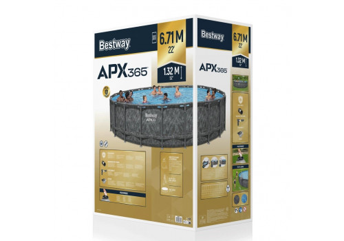 561JZ Bestway, Каркасный круглый бассейн APX-365, 671х132см